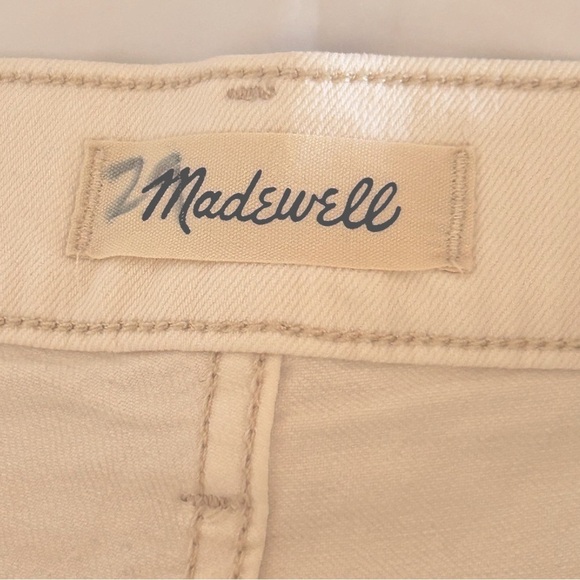 MADEWELL The Perfect Vintage Wide-Leg Jean in Tile White Patch Pocket Edition 26 - Picture 7 of 11